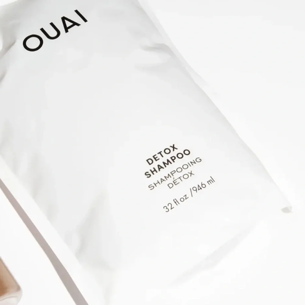 OUAI Detox Clarifying Hair Shampoo Refill 32 oz cleanse remove build up smells 👌